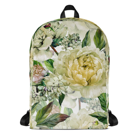 Oversized Floral All-Over Print Unisex Backpack Bag