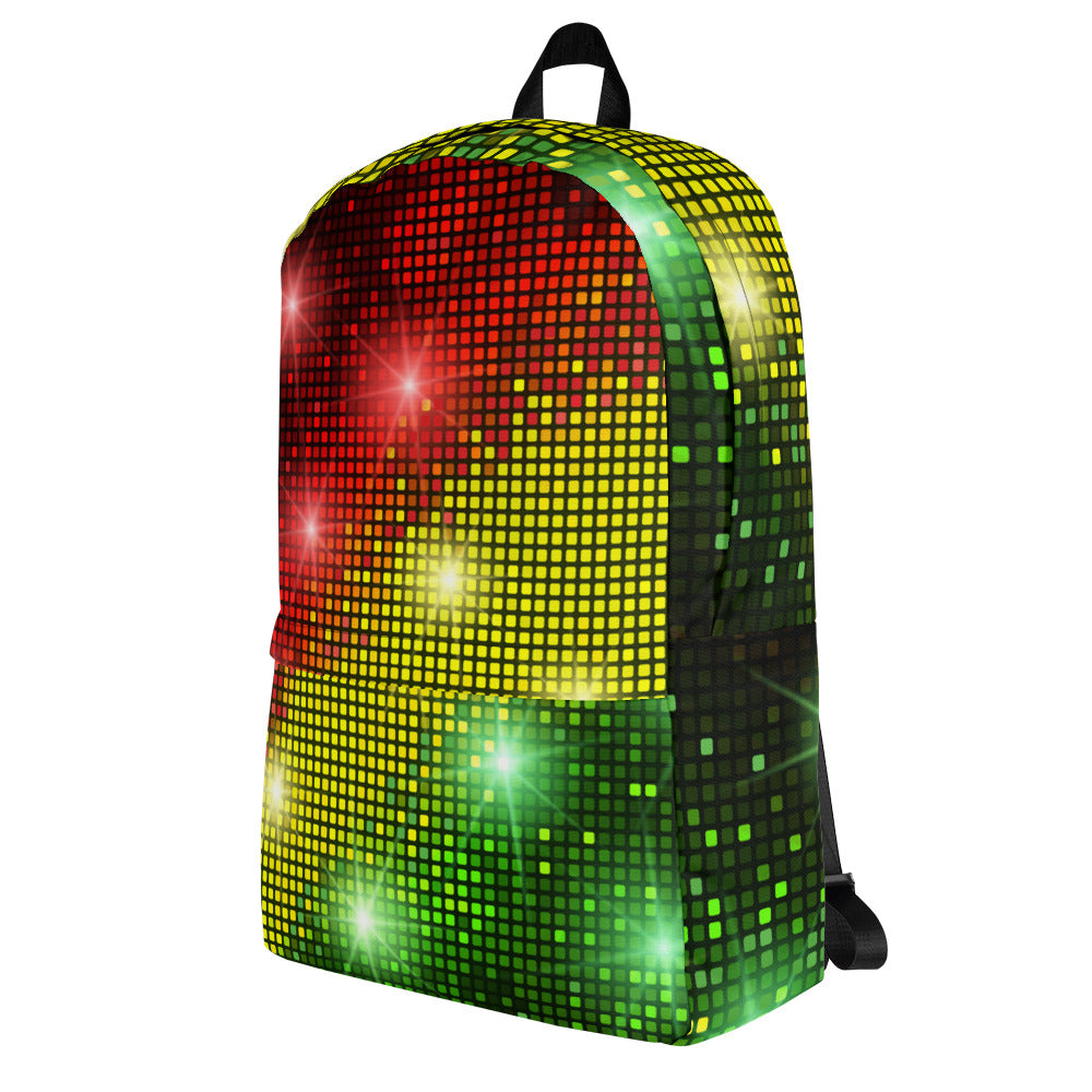 Unisex Multicoloured Sparkling Jewel Backpack