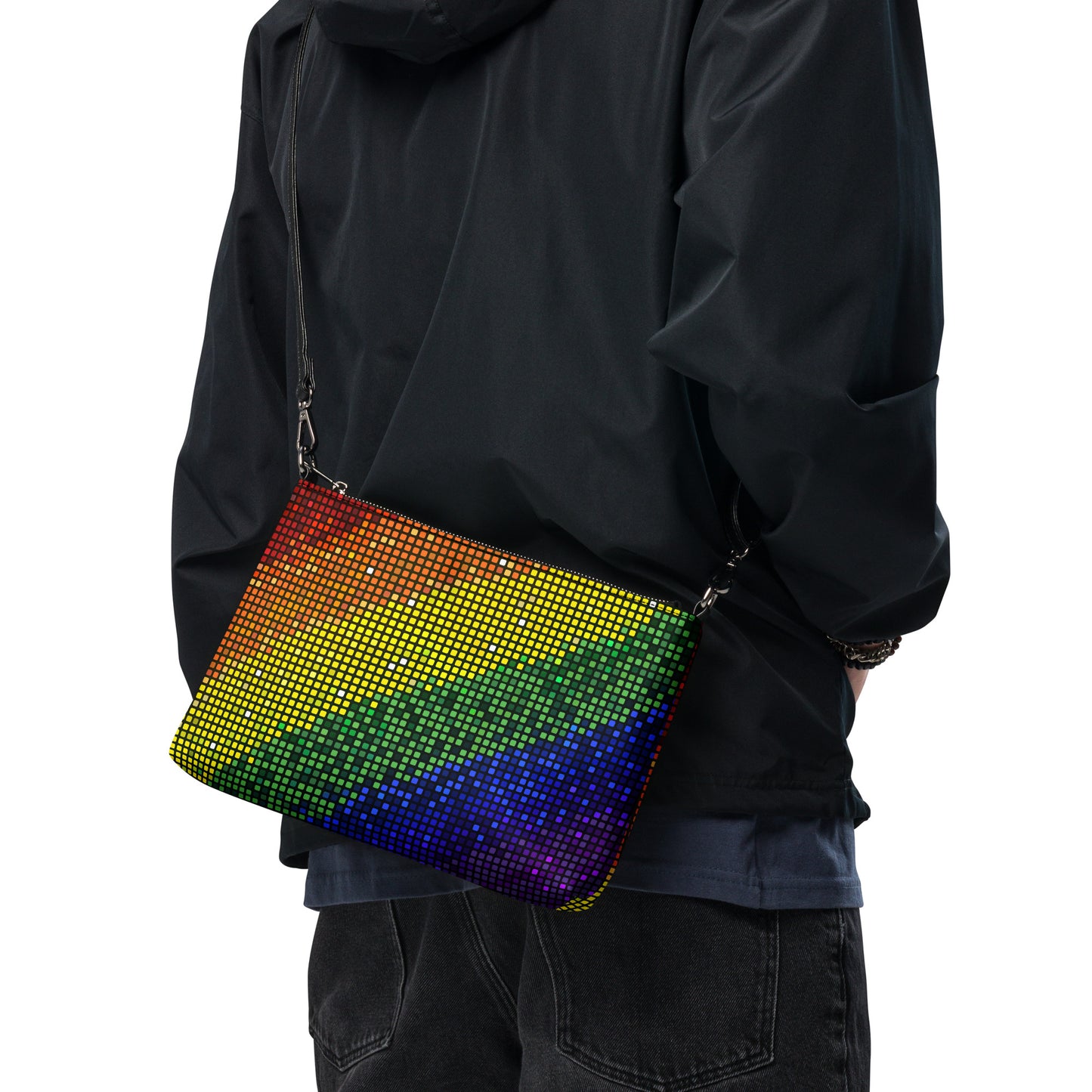 Gay Pride Rainbow Flag Crossbody Bag Shoulder Bag All-Over Print Unisex Crossbody Bag