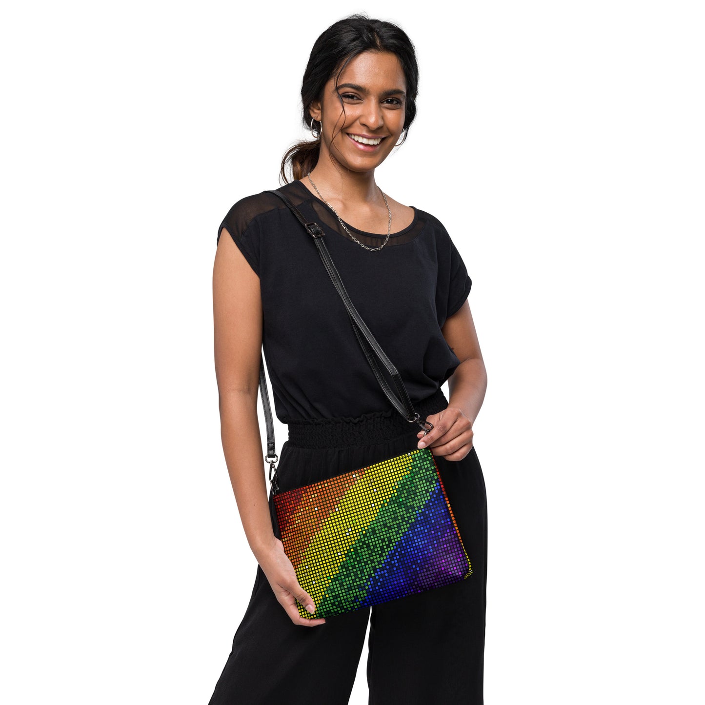 Gay Pride Rainbow Flag Crossbody Bag Shoulder Bag All-Over Print Unisex Crossbody Bag