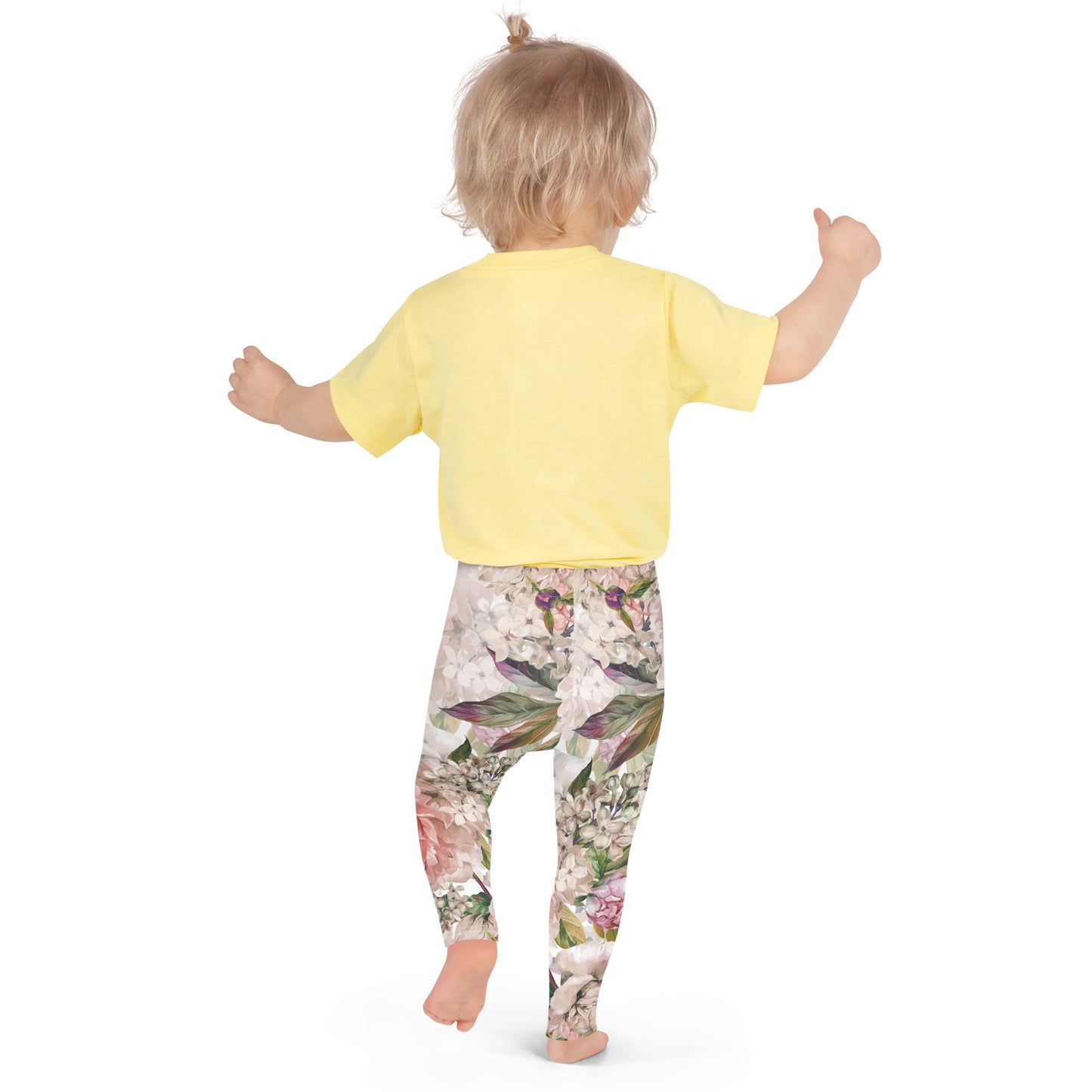 Oversized Floral All-Over Print Kid's Leggings