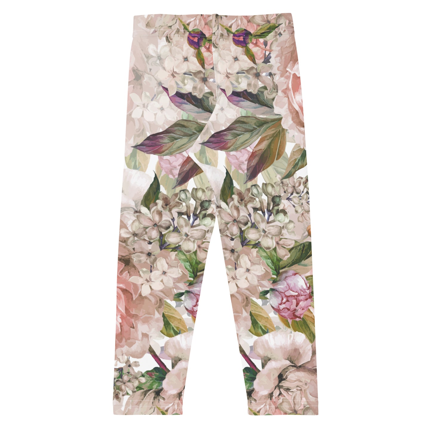 Oversized Floral All-Over Print Kid's Leggings