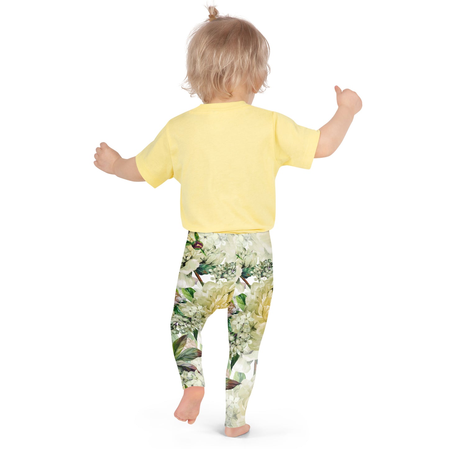 Oversized Floral All-Over Print Kid's Leggings