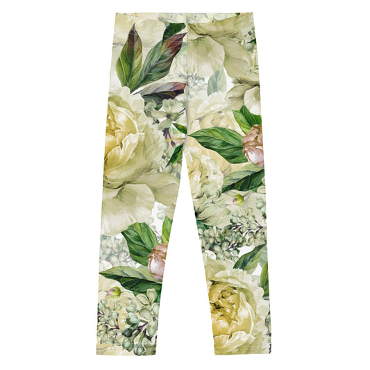 Oversized Floral All-Over Print Kid's Leggings