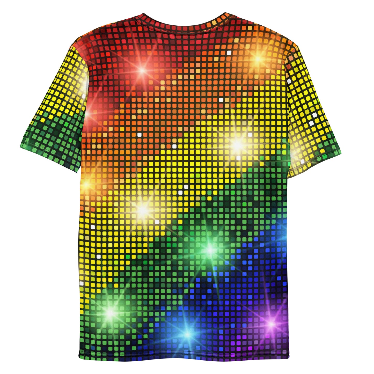 Gay Pride Rainbow TShirt Multicoloured Shirt All-Over Print Sparkling Mens T-Shirt