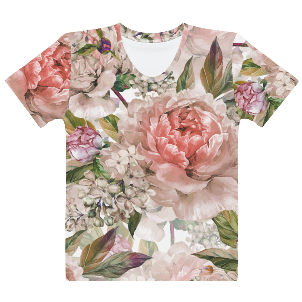 Floral All-Over Print Women's T-Shirt