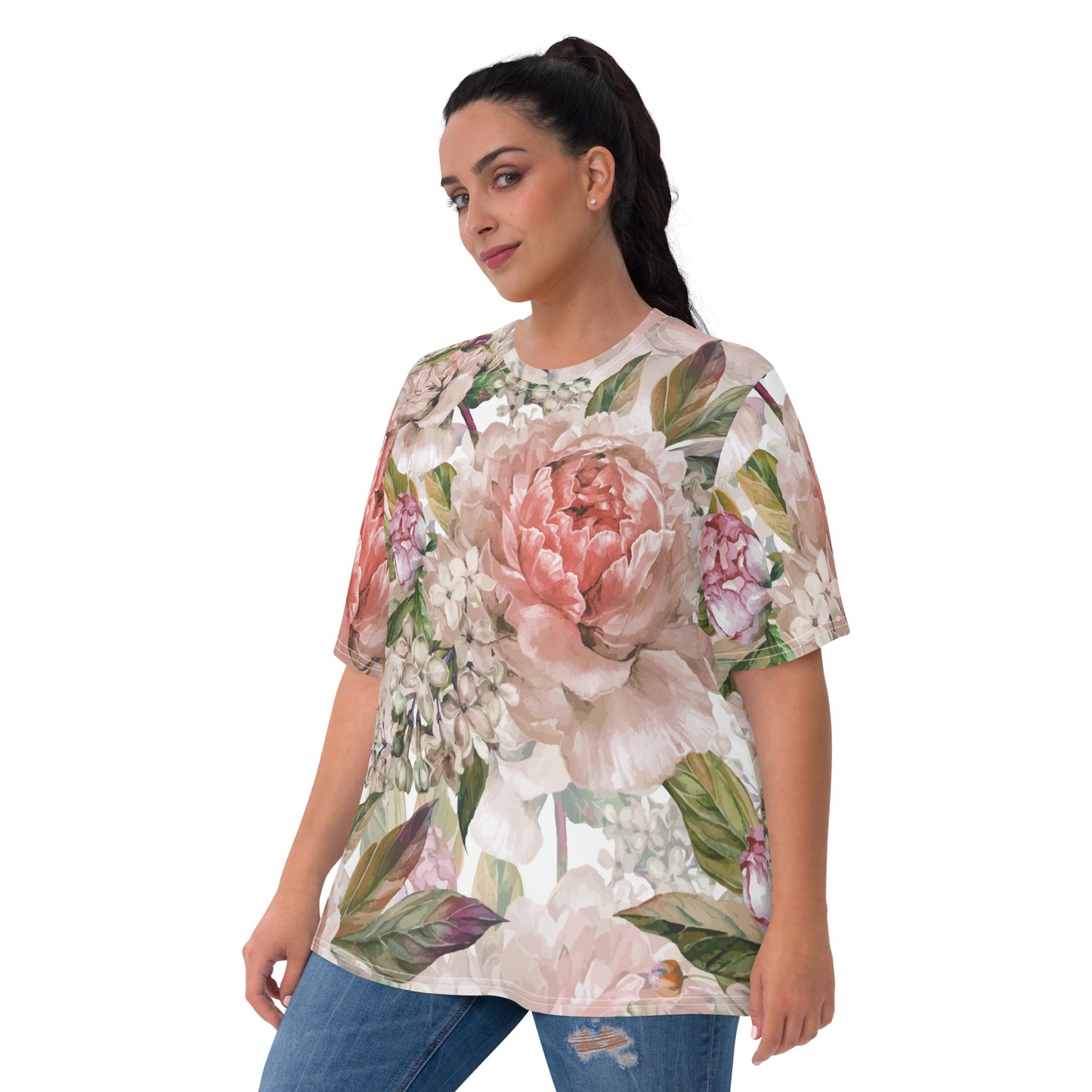 Floral All-Over Print Women's T-Shirt