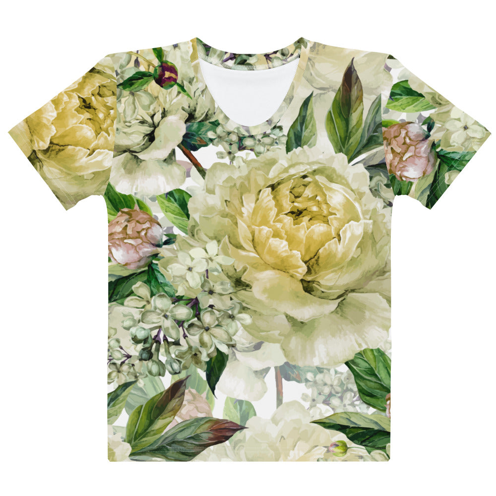 Floral All-Over Print Women's T-Shirt