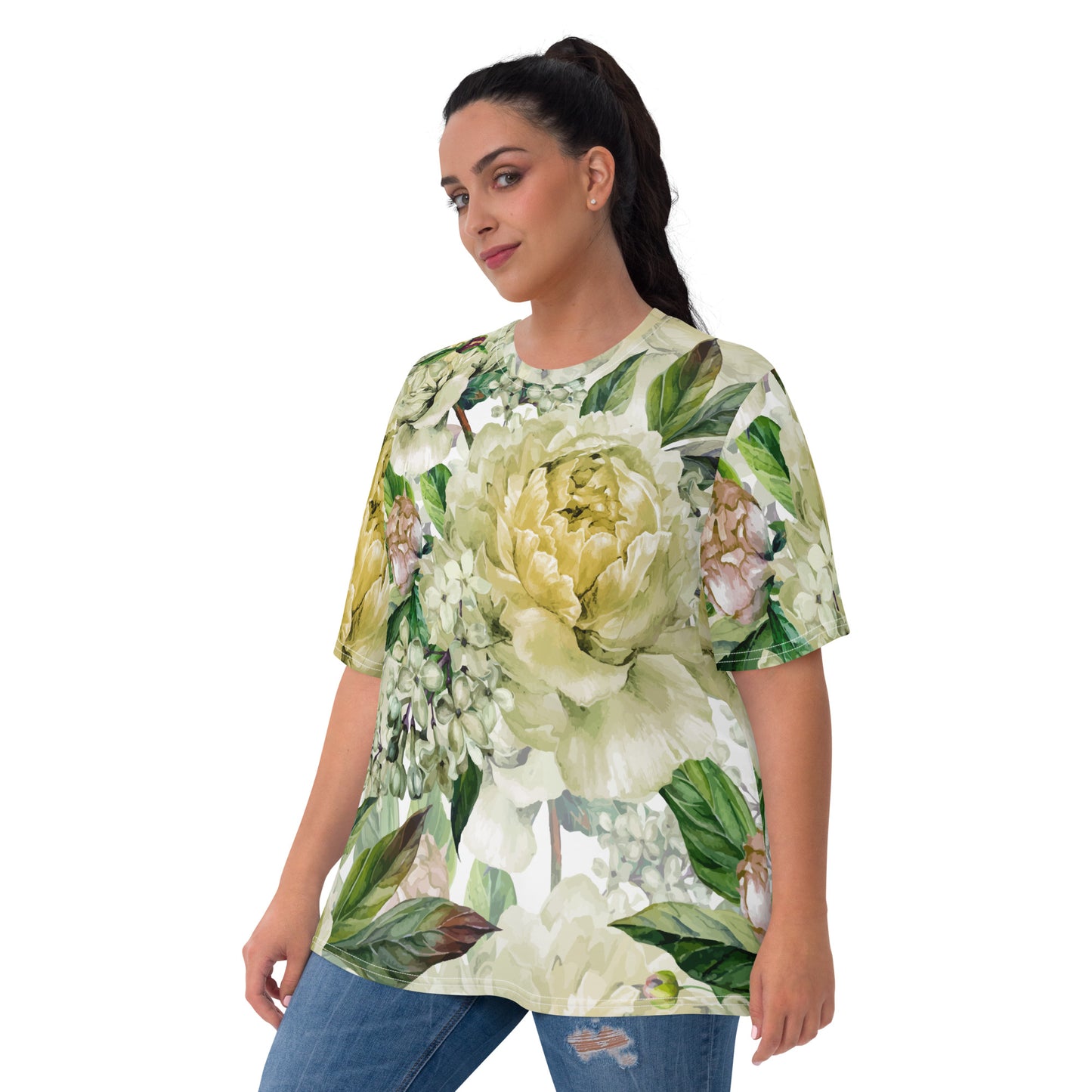 Floral All-Over Print Women's T-Shirt