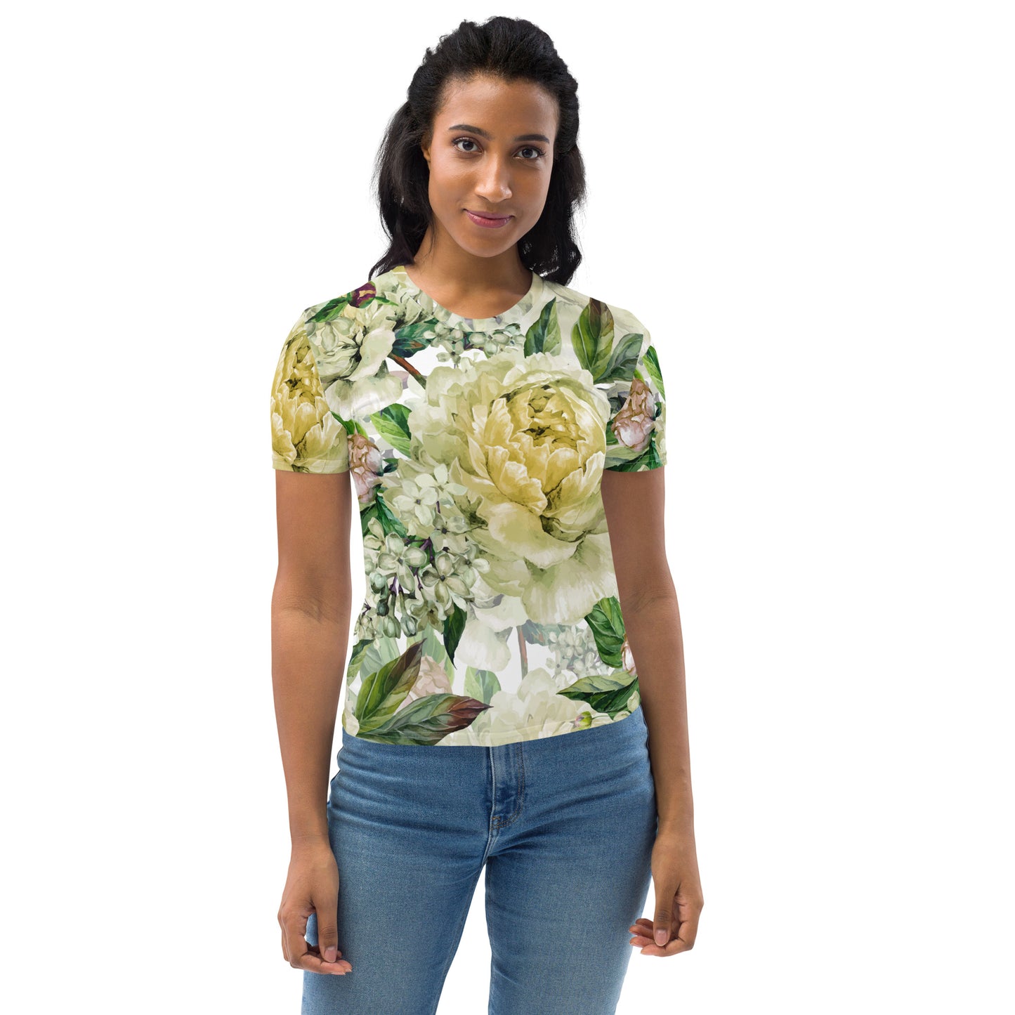 Floral All-Over Print Women's T-Shirt