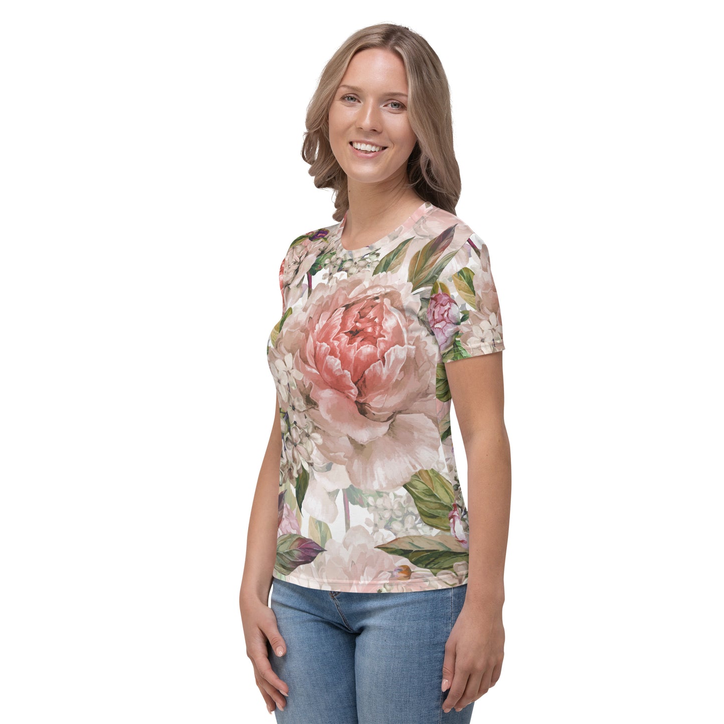 Floral All-Over Print Women's T-Shirt