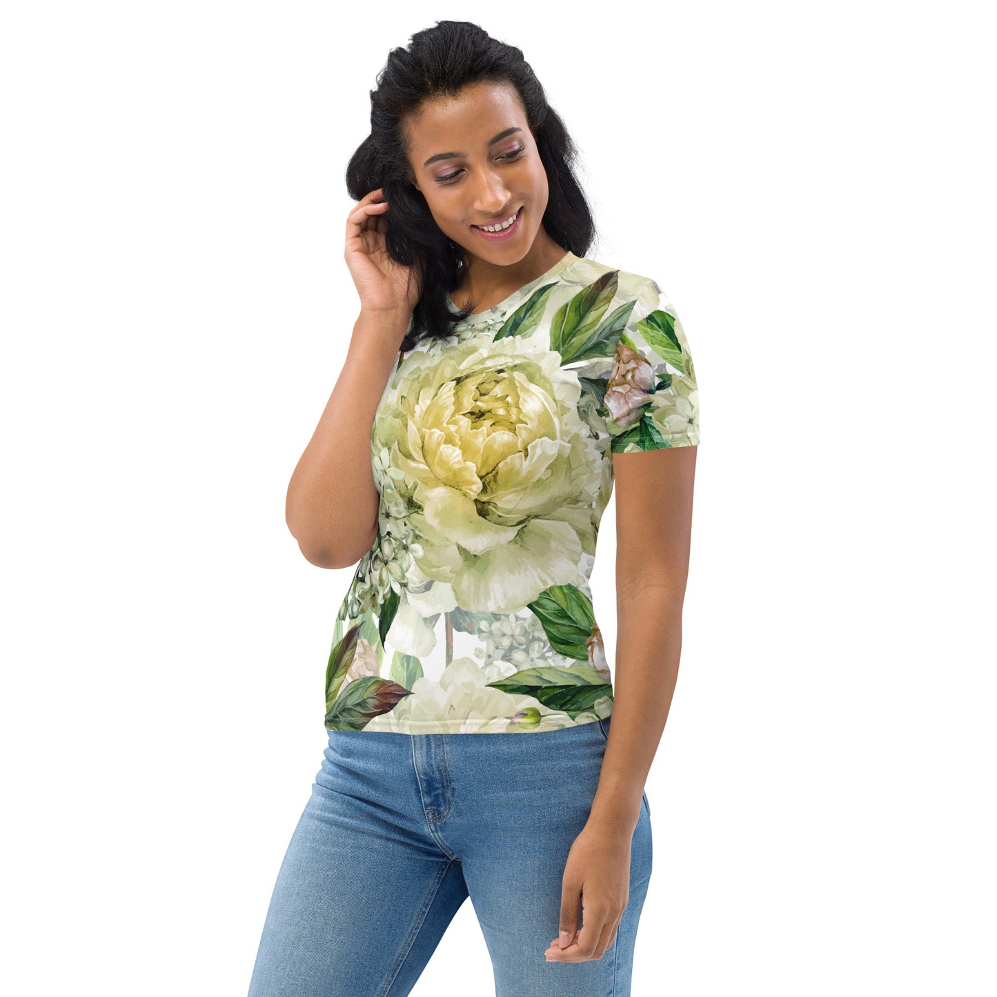 Floral All-Over Print Women's T-Shirt