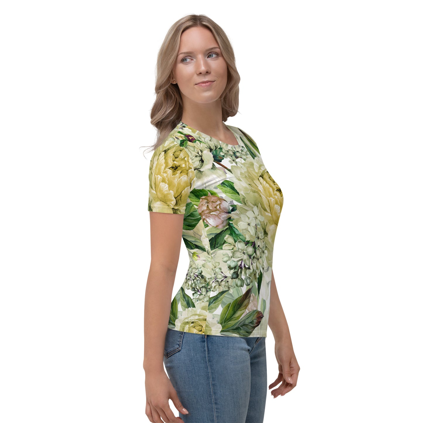 Floral All-Over Print Women's T-Shirt