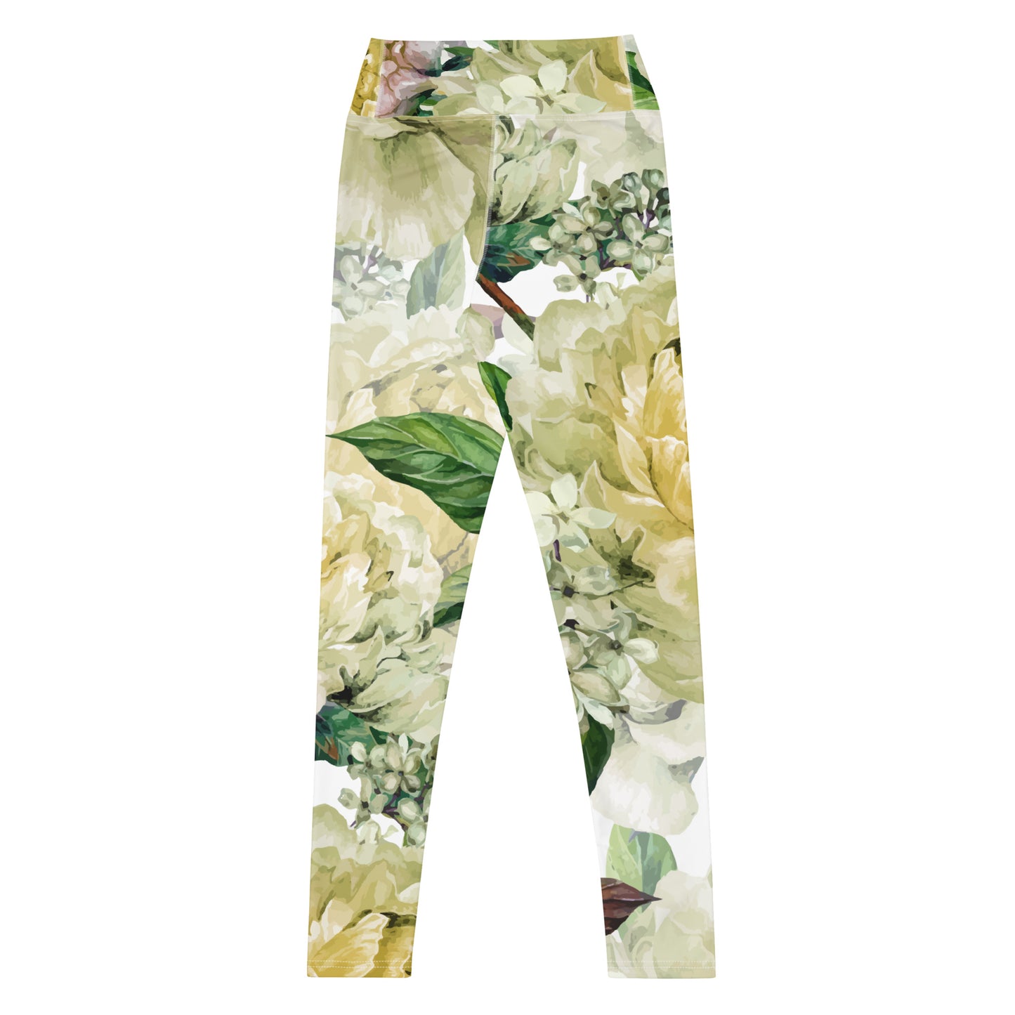 Oversized Floral All-Over Print Yoga Leggings