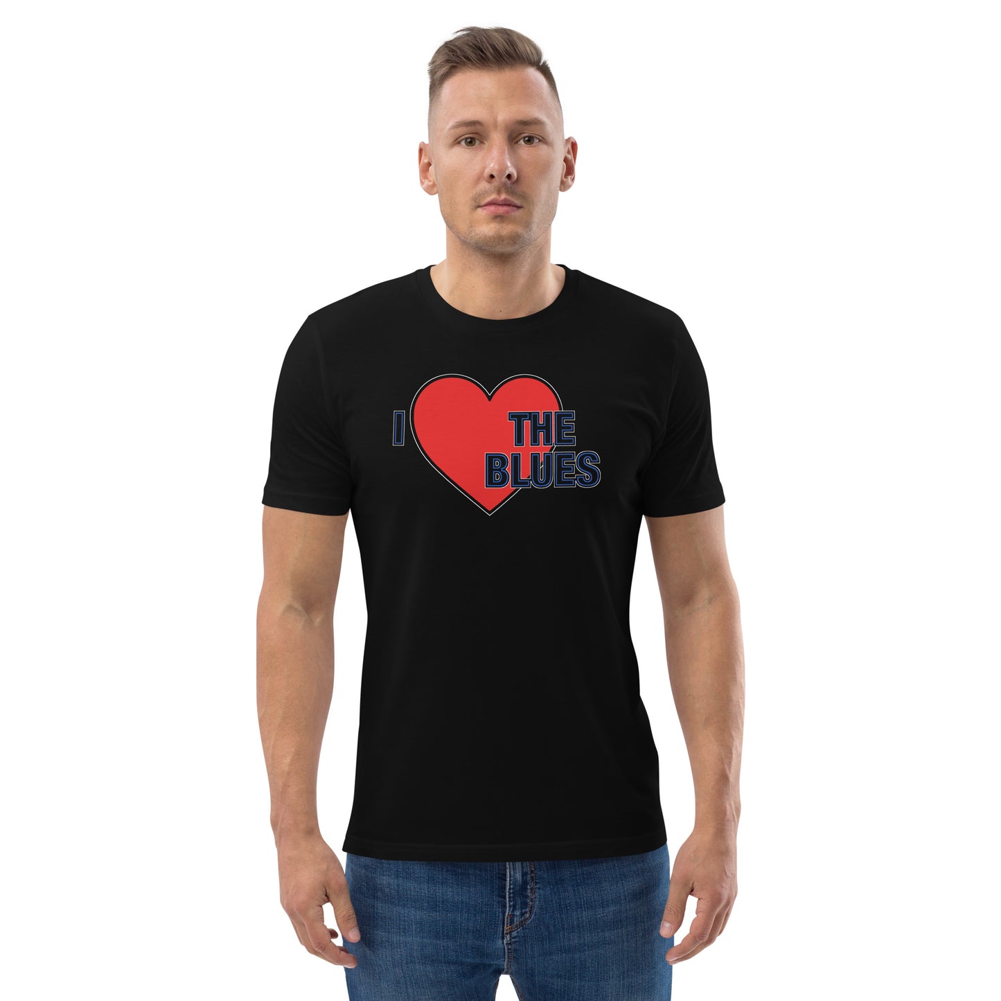 Chelsea TShirt I Love The Blues TShirt Unisex Organic Cotton T-Shirt