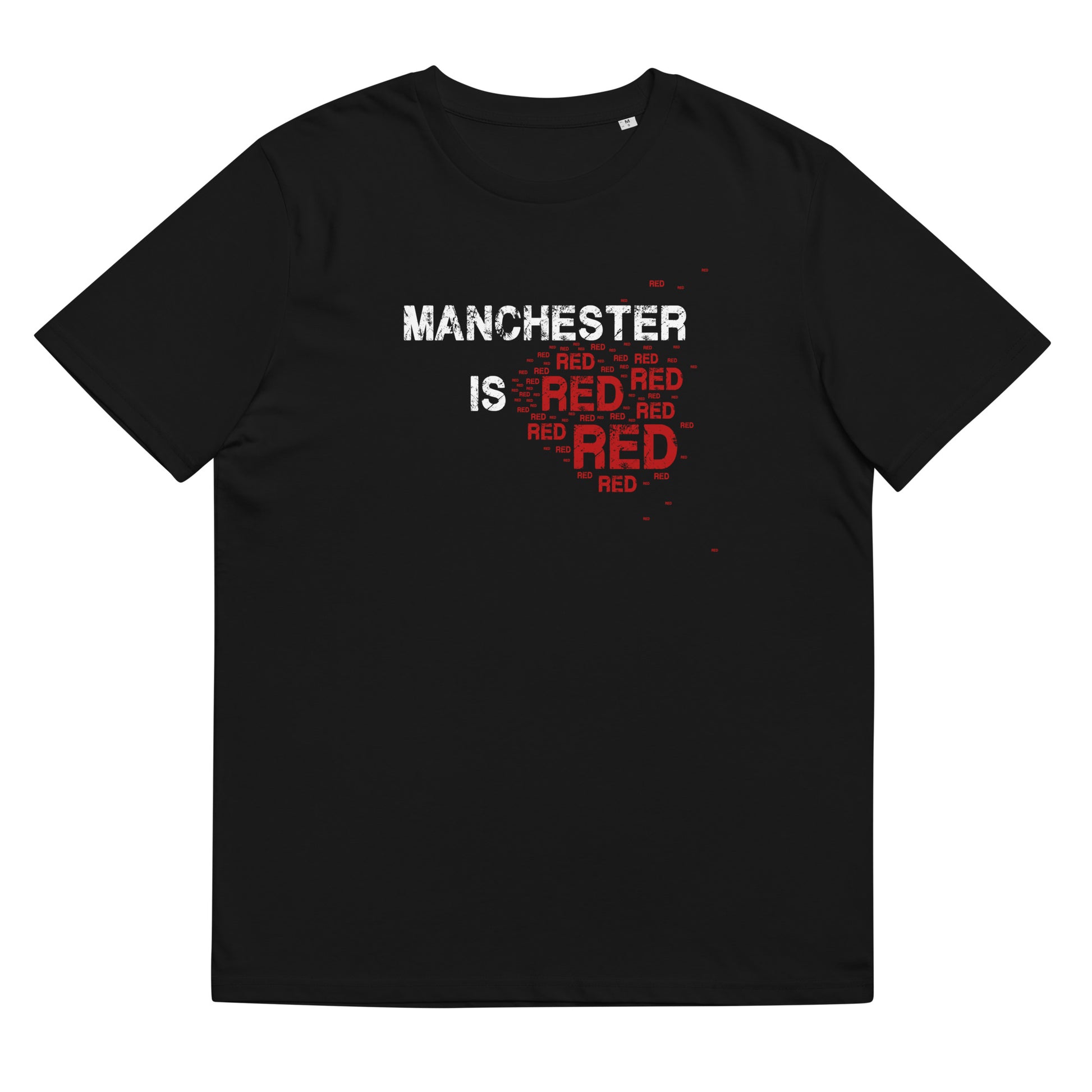 women's manchester is red t-shirt. manchester united football shirt