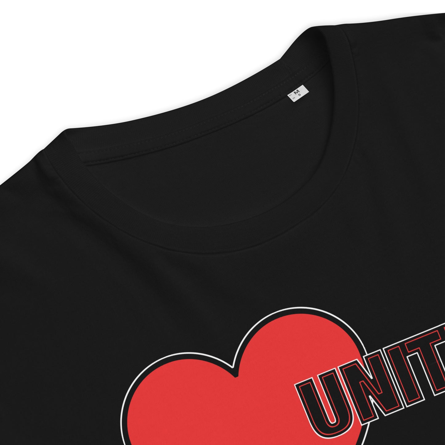 I Love United TShirt I Love Manchester United Football Supporter Organic Cotton T Shirt