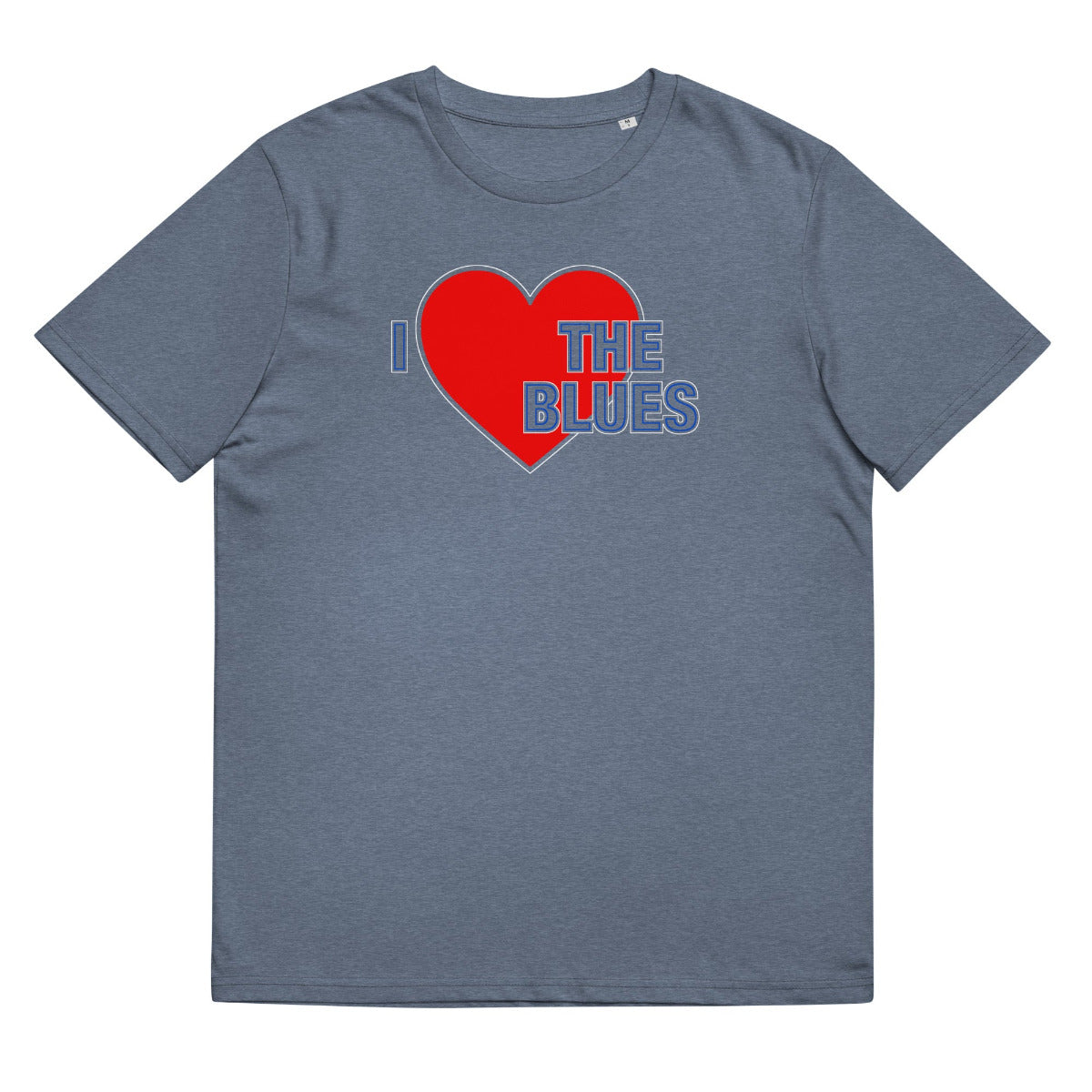 Chelsea TShirt I Love The Blues TShirt Unisex Organic Cotton T-Shirt