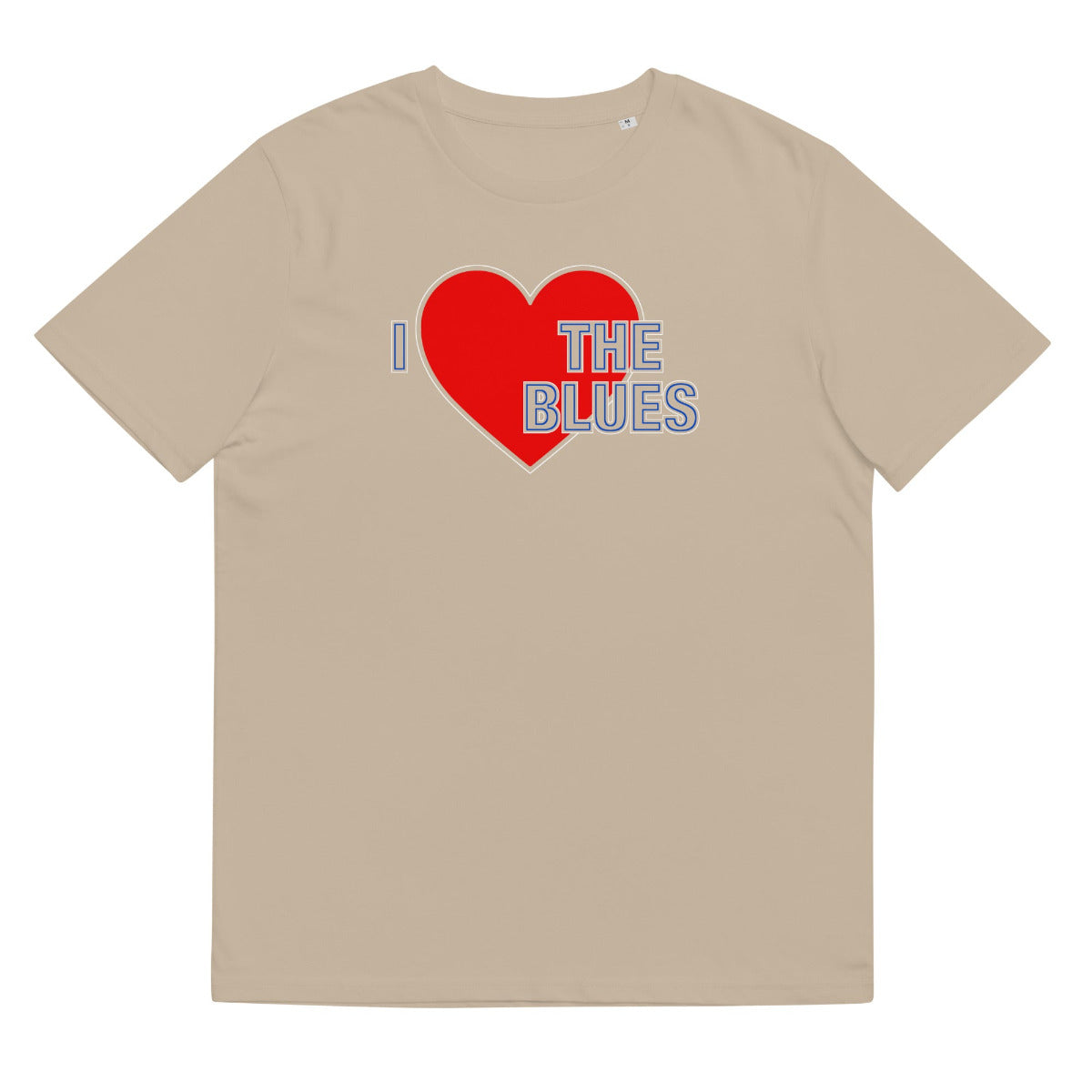 Chelsea TShirt I Love The Blues TShirt Unisex Organic Cotton T-Shirt