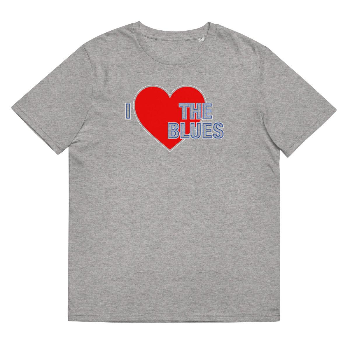 Chelsea TShirt I Love The Blues TShirt Unisex Organic Cotton T-Shirt