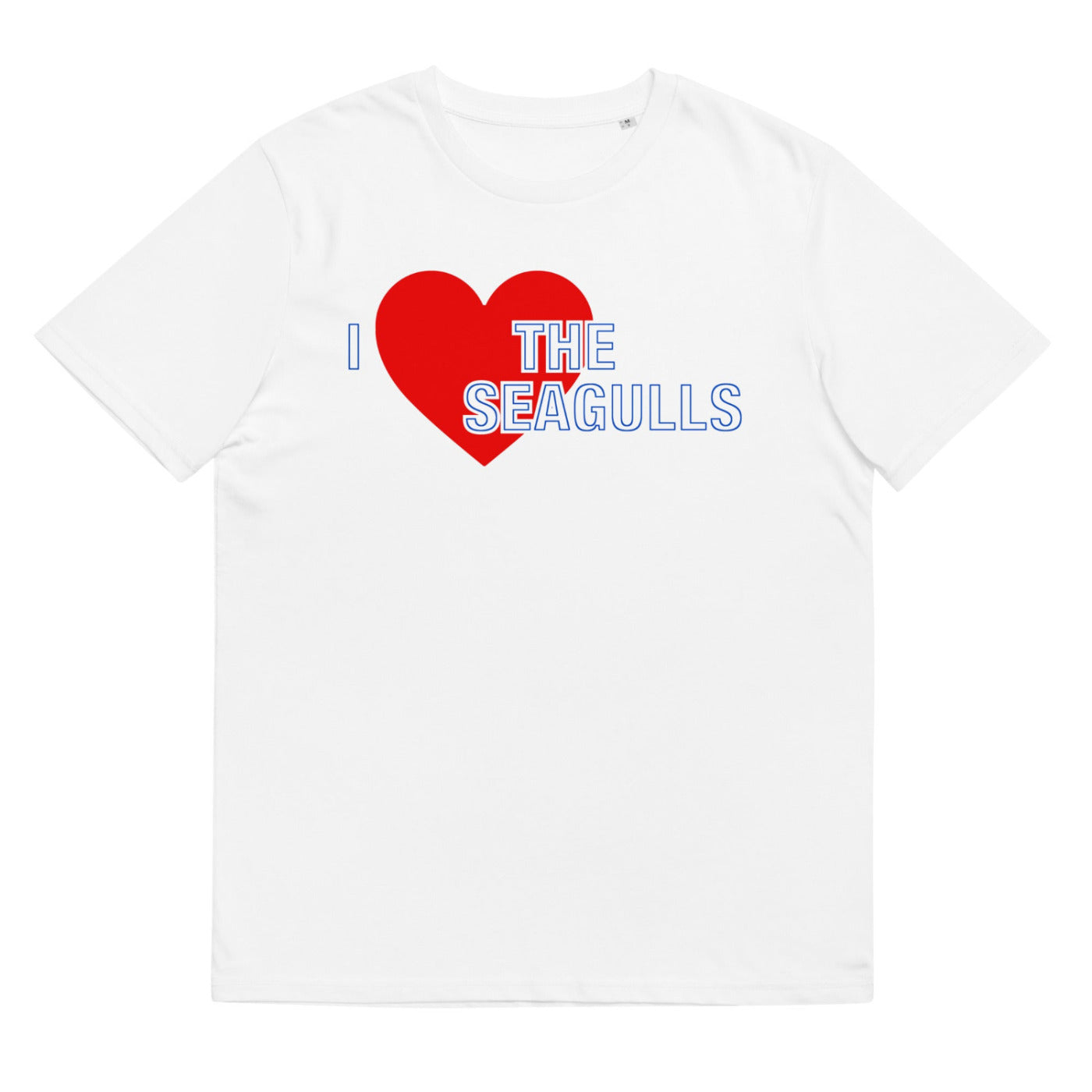 Brighton TShirt I Love The Seagulls TShirt Unisex Organic Cotton T-Shirt