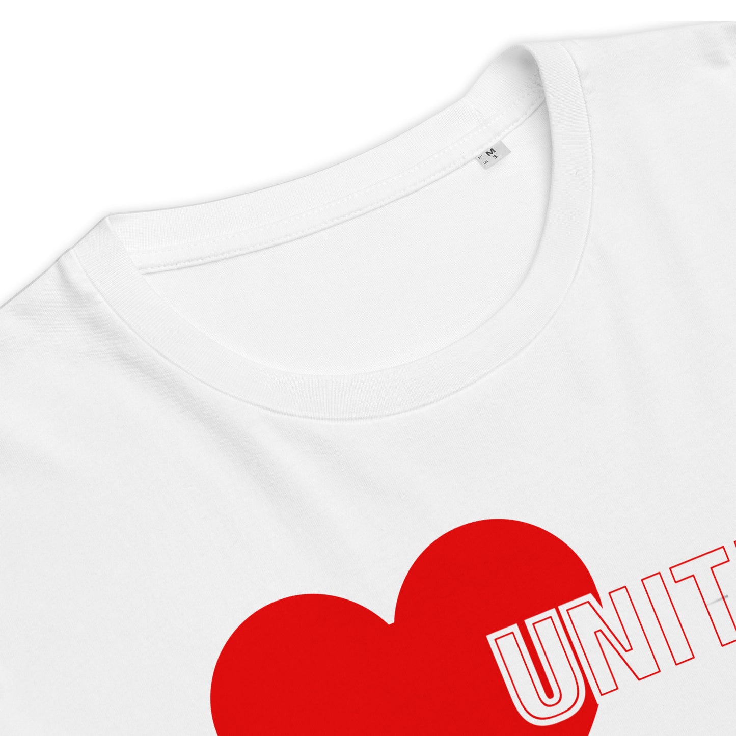 I Love United TShirt I Love Manchester United Football Supporter Organic Cotton T Shirt