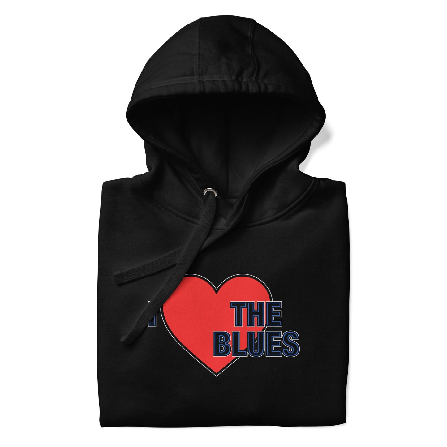 Chelsea Hoodie I Love The Blues Hoodie Unisex Cotton Pullover Hoodie