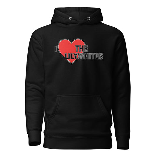 Spurs Hoodie I Love The Lilywhites Hoodie Premium Unisex Cotton Pullover Hoodie