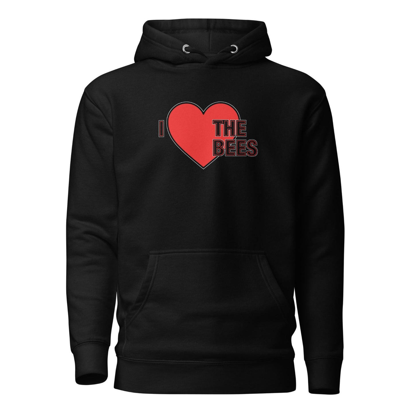 Brentford Hoodie I Love The Bees Hoodie Premium Unisex Cotton Pullover Hoodie