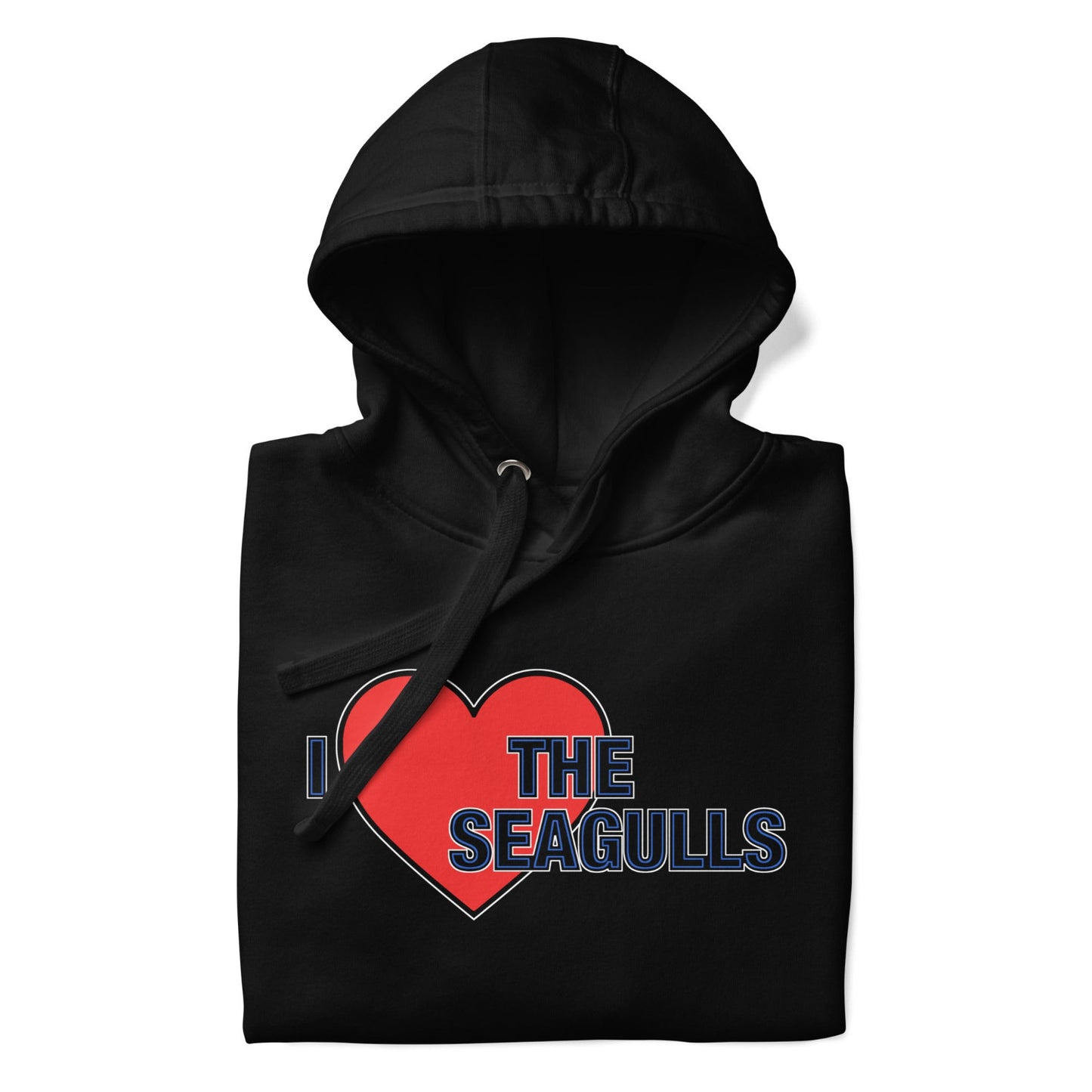 Brighton Hoodie I Love The Seagulls Hoodie Unisex Cotton Pullover Hoodie