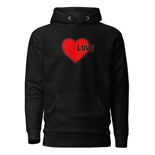 Love Is The Message Hoodie Just Love Premium Unisex Cotton Hoodie