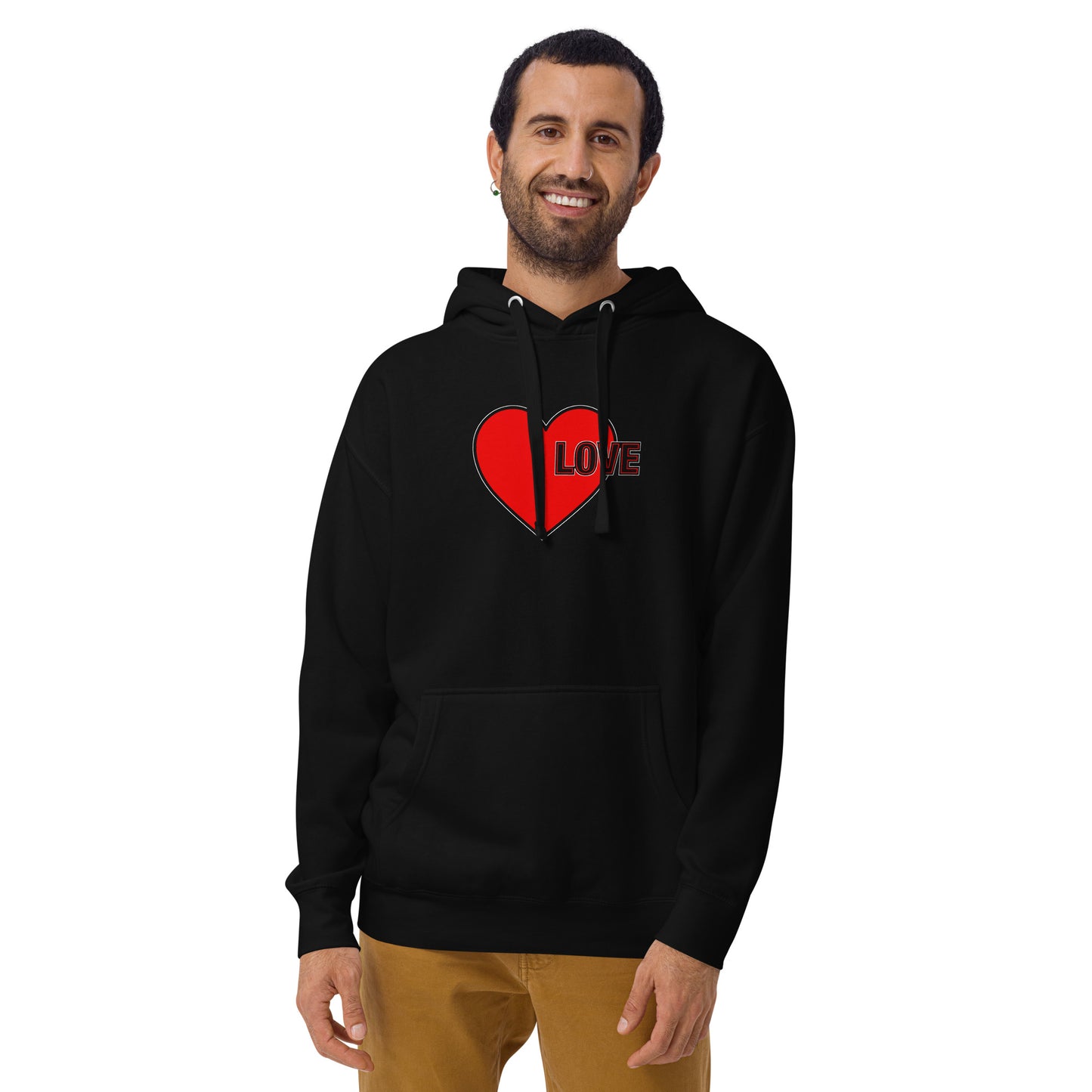 Love Is The Message Hoodie Just Love Premium Unisex Cotton Hoodie