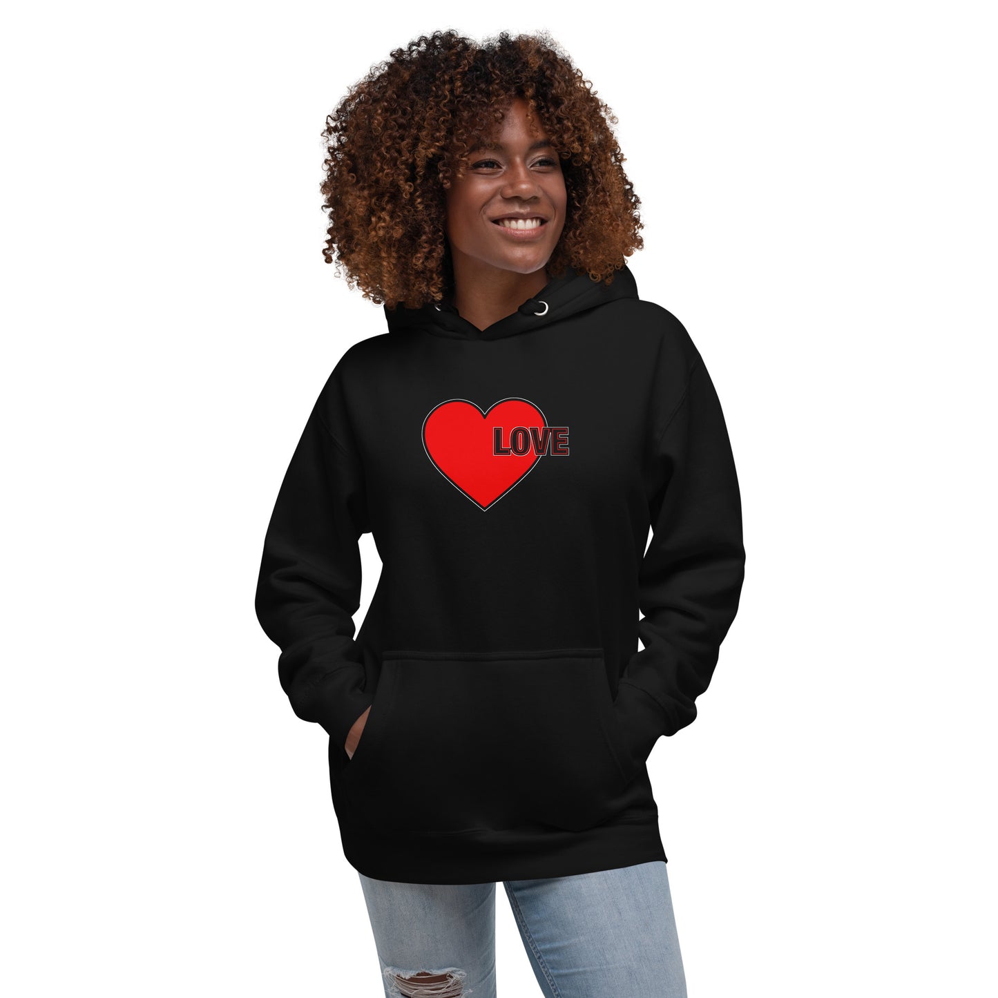 Love Is The Message Hoodie Just Love Premium Unisex Cotton Hoodie