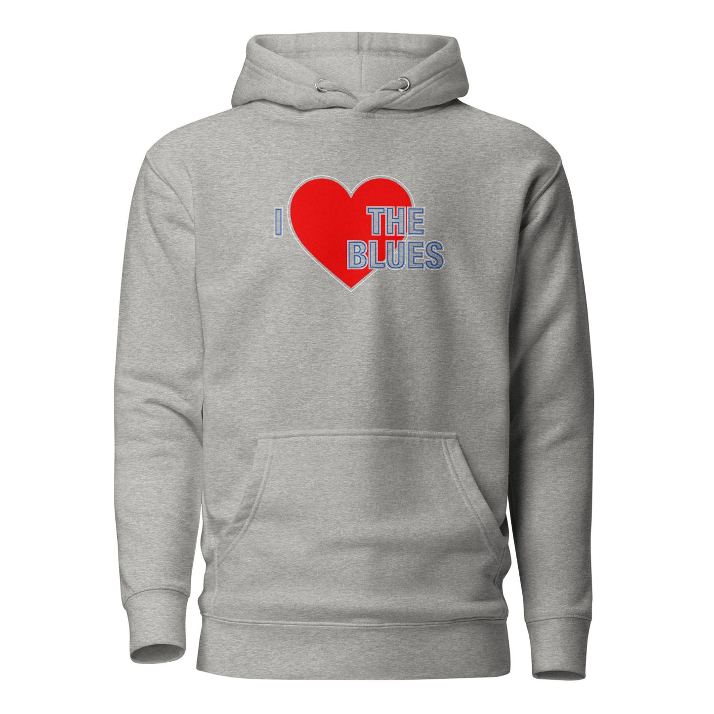 Chelsea Hoodie I Love The Blues Hoodie Unisex Cotton Pullover Hoodie