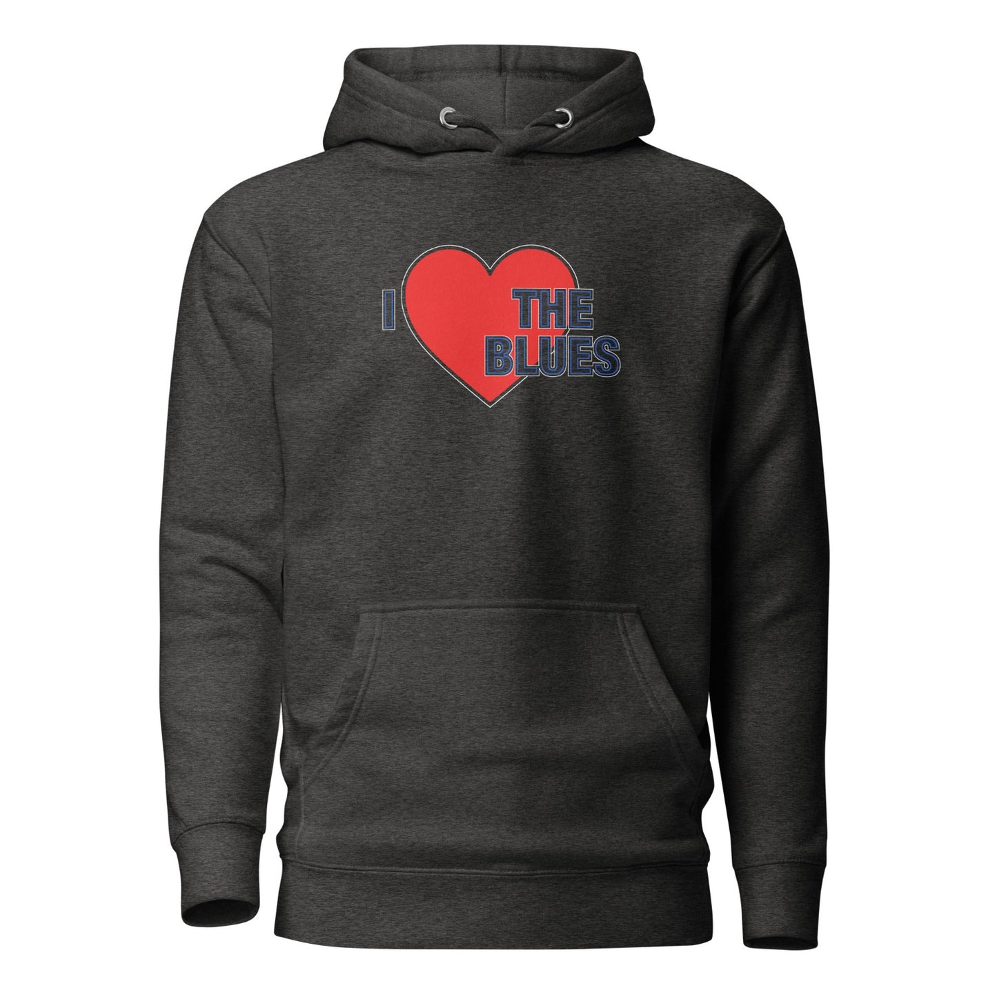 Chelsea Hoodie I Love The Blues Hoodie Unisex Cotton Pullover Hoodie