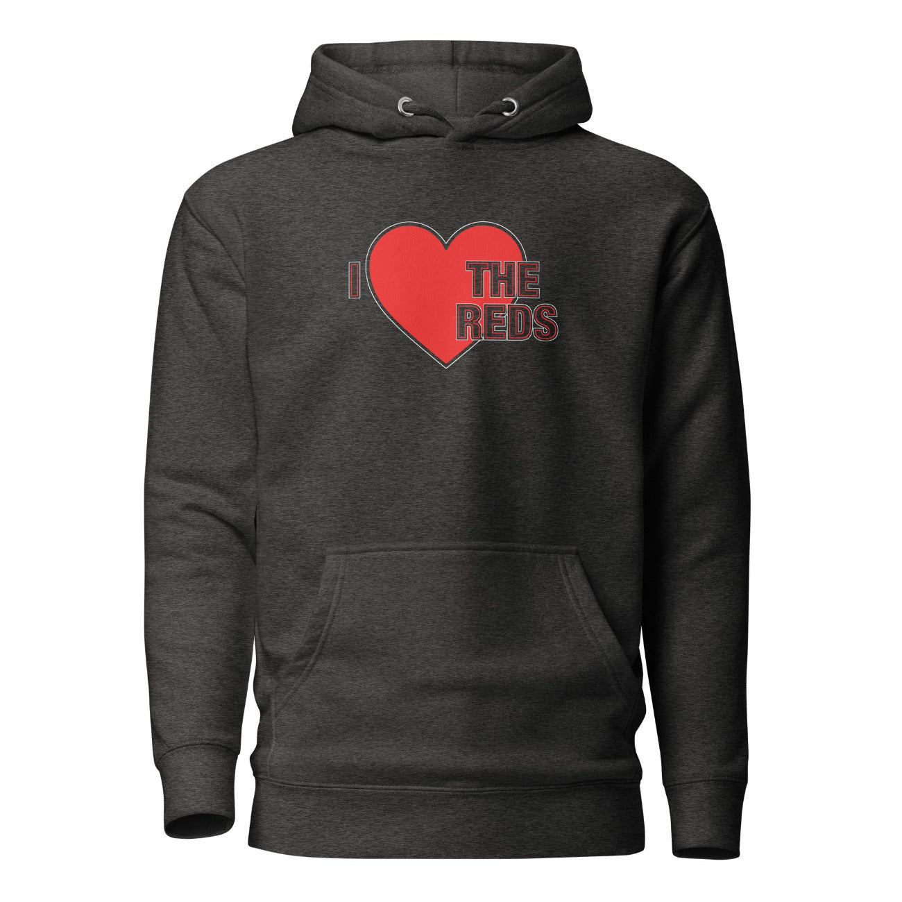 Liverpool Hoodie I Love The Reds Hoodie Premium Unisex Cotton Pullover Hoodie