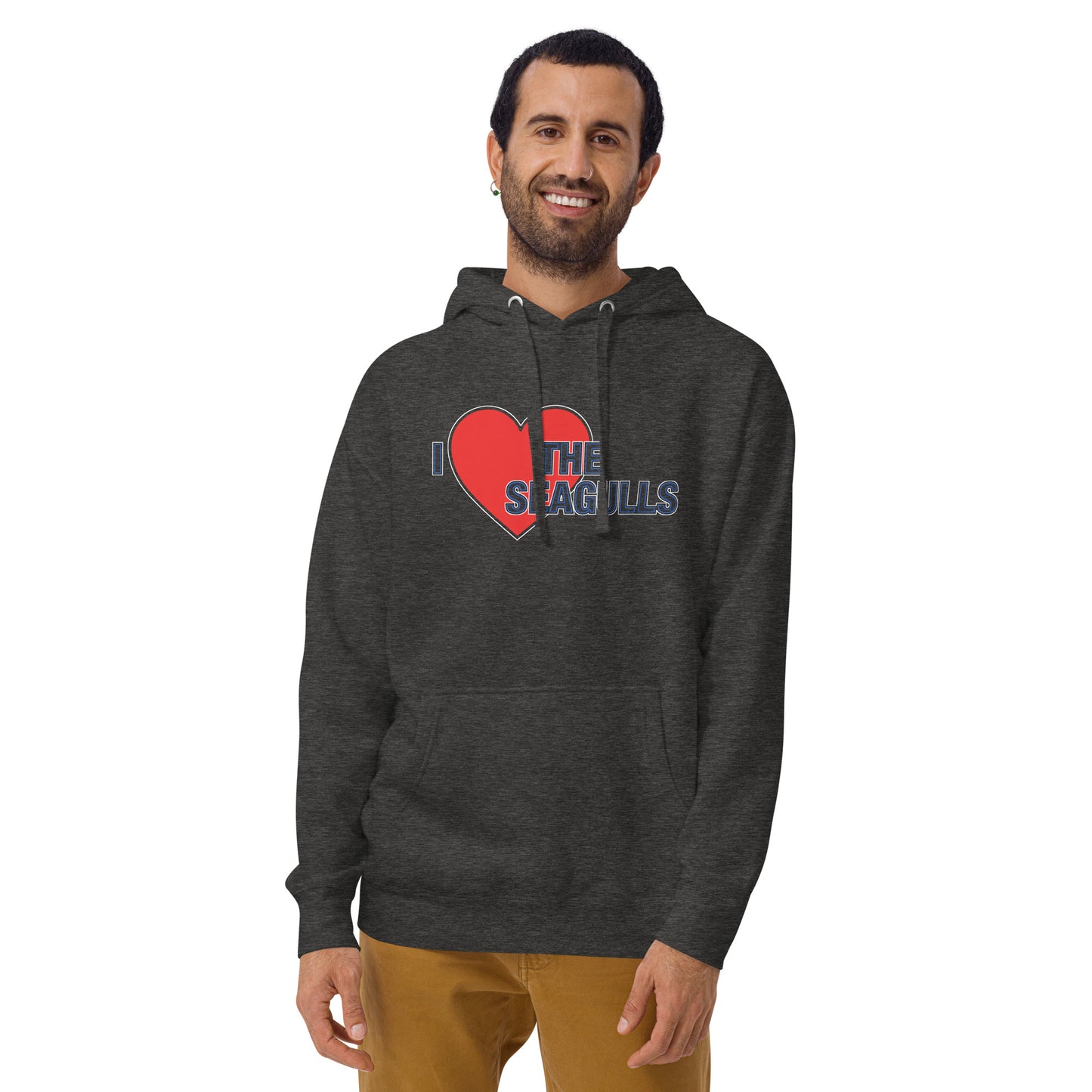 Brighton Hoodie I Love The Seagulls Hoodie Unisex Cotton Pullover Hoodie