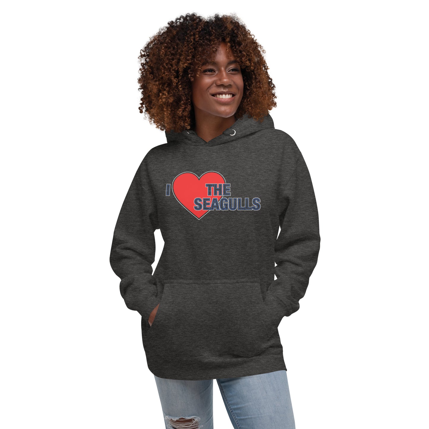 Brighton Hoodie I Love The Seagulls Hoodie Unisex Cotton Pullover Hoodie