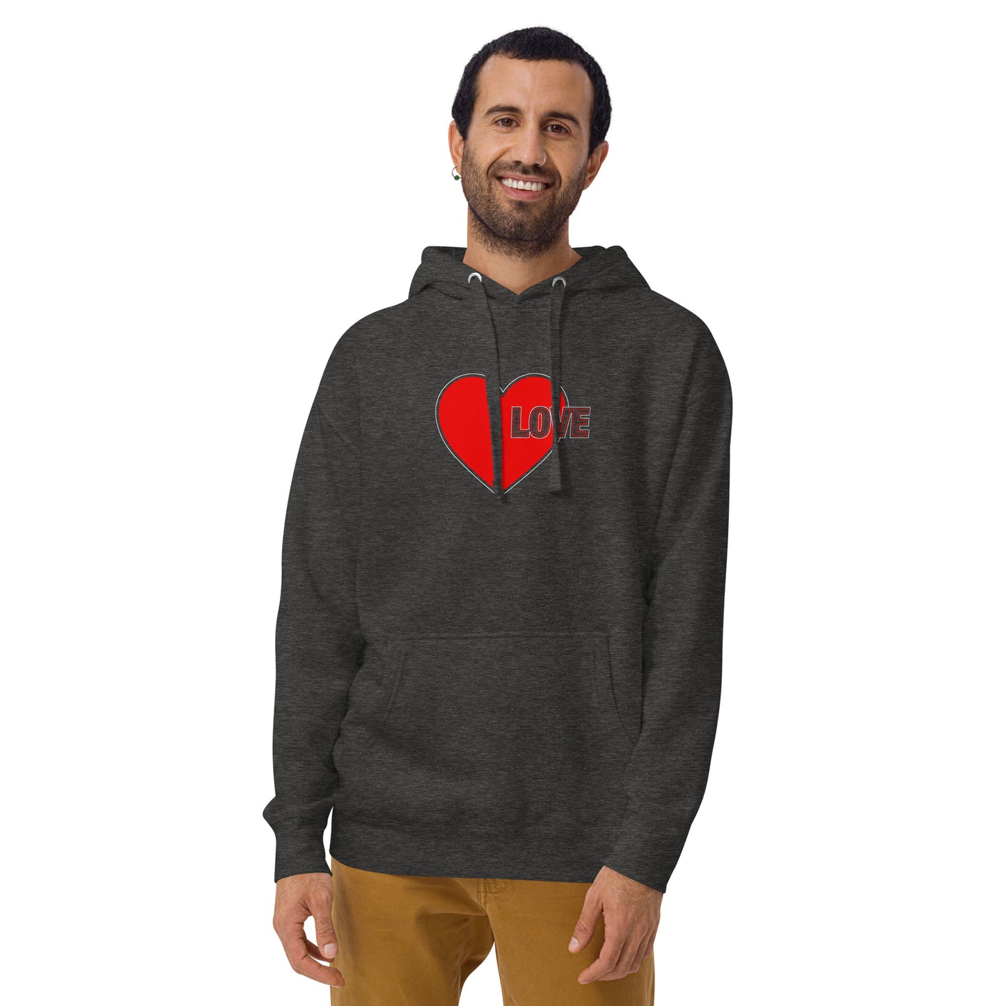 Love Is The Message Hoodie Just Love Premium Unisex Cotton Hoodie