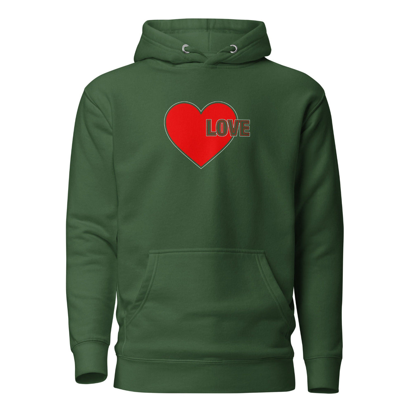 Love Is The Message Hoodie Just Love Premium Unisex Cotton Hoodie