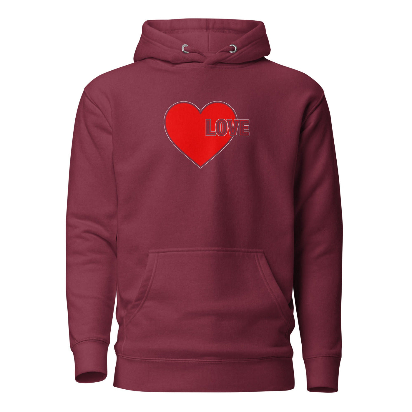 Love Is The Message Hoodie Just Love Premium Unisex Cotton Hoodie