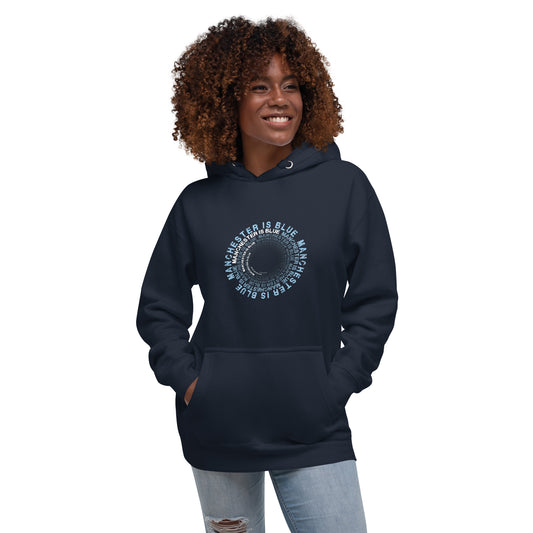 Manchester Is Blue Hoodie City Football Premium Unisex Hoodie Funny City Slogan Hoodie