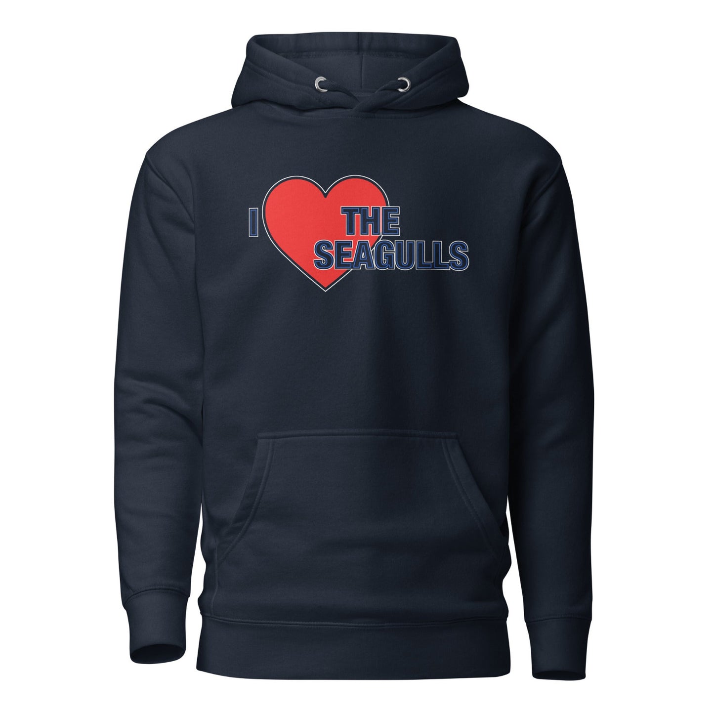 Brighton Hoodie I Love The Seagulls Hoodie Unisex Cotton Pullover Hoodie