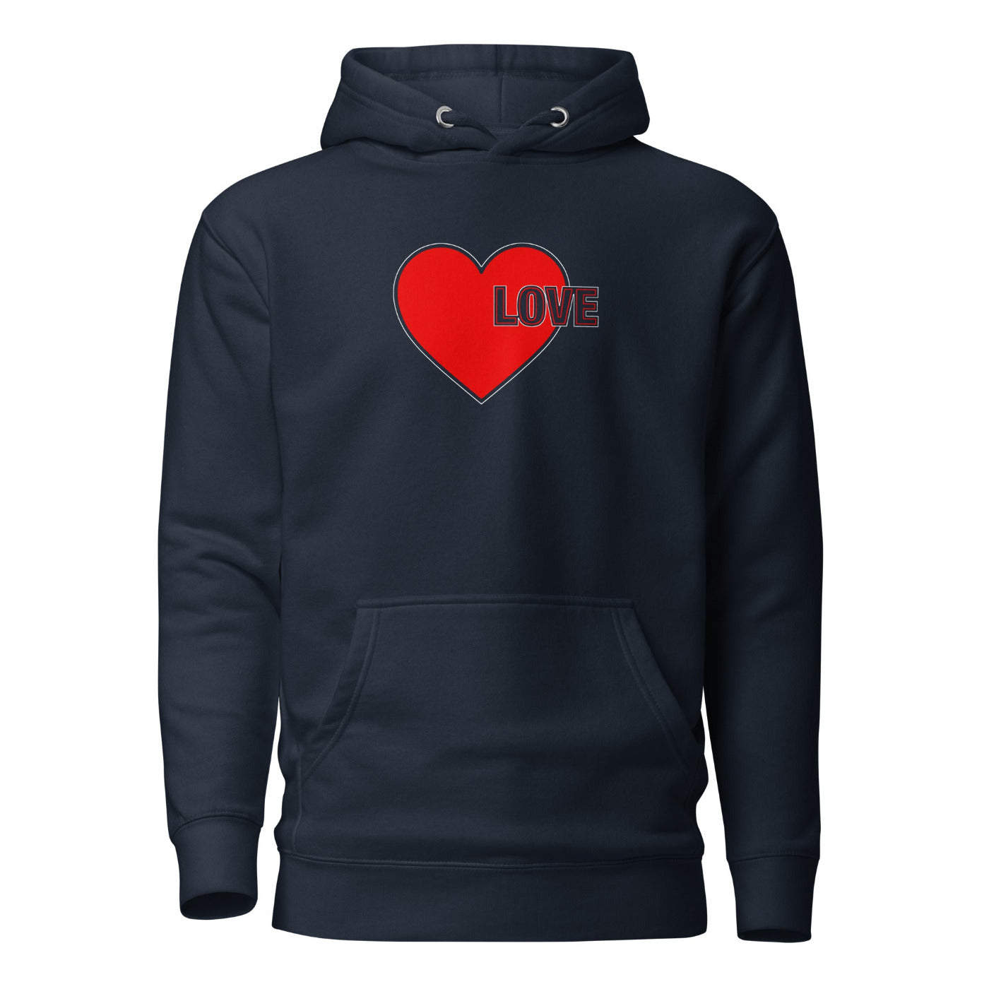 Love Is The Message Hoodie Just Love Premium Unisex Cotton Hoodie