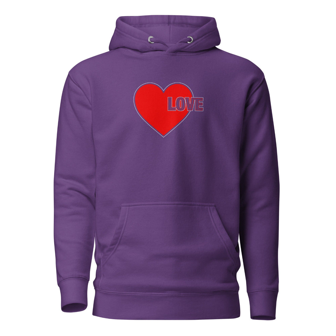 Love Is The Message Hoodie Just Love Premium Unisex Cotton Hoodie