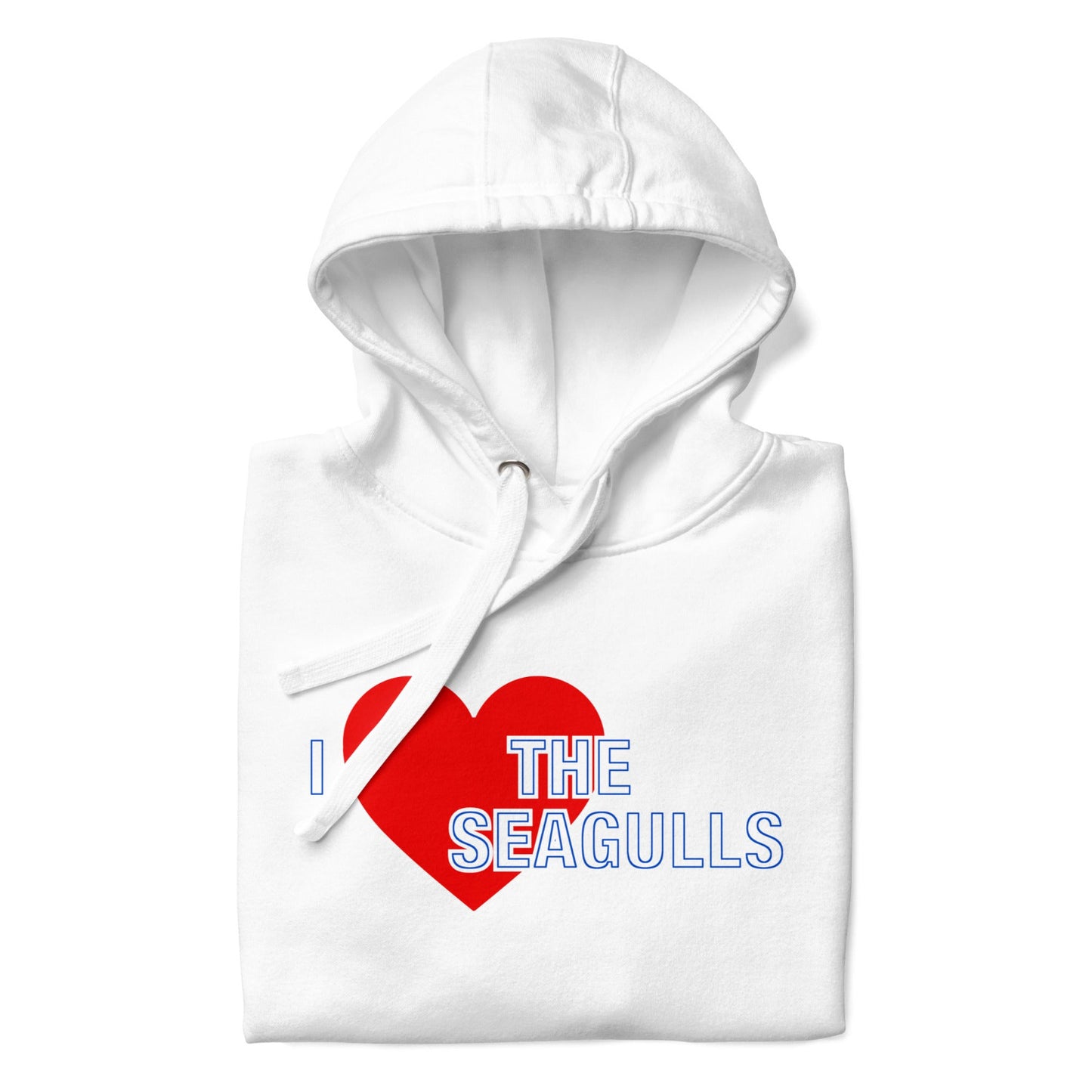 Brighton Hoodie I Love The Seagulls Hoodie Unisex Cotton Pullover Hoodie