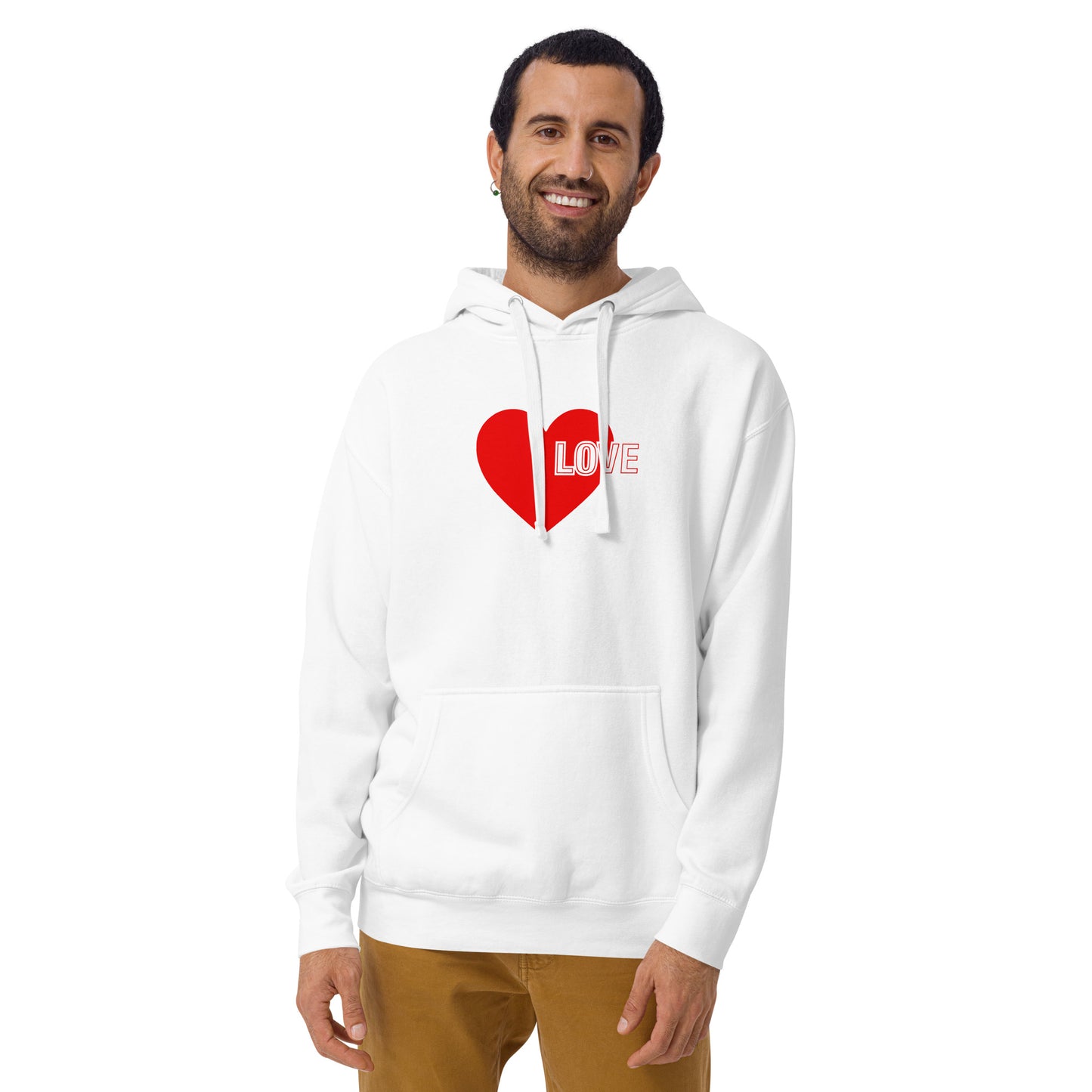 Love Is The Message Hoodie Just Love Premium Unisex Cotton Hoodie