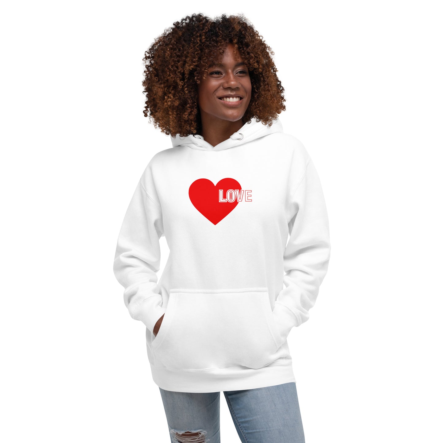 Love Is The Message Hoodie Just Love Premium Unisex Cotton Hoodie