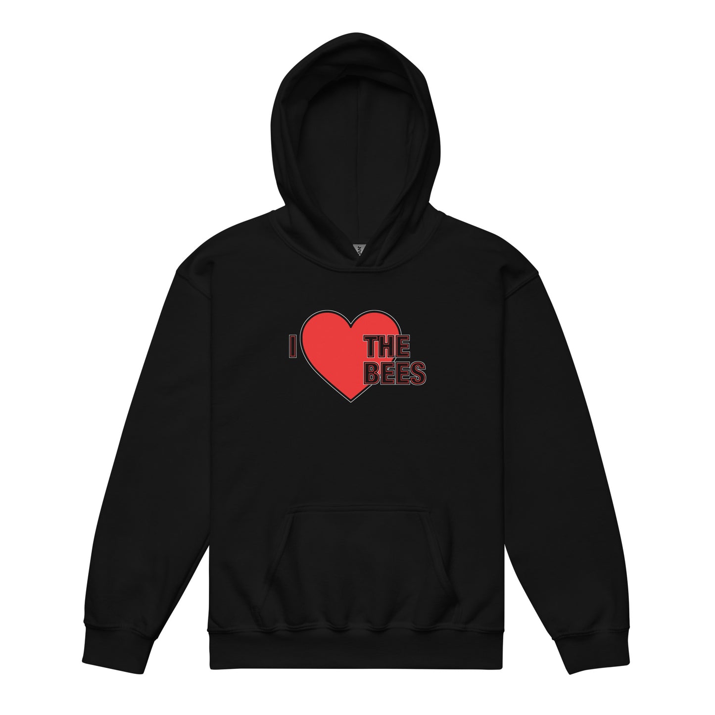 Brentford Hoodie I Love The Bees Hoodie Children's Unisex Youth Heavy Cotton Blend Hoodie