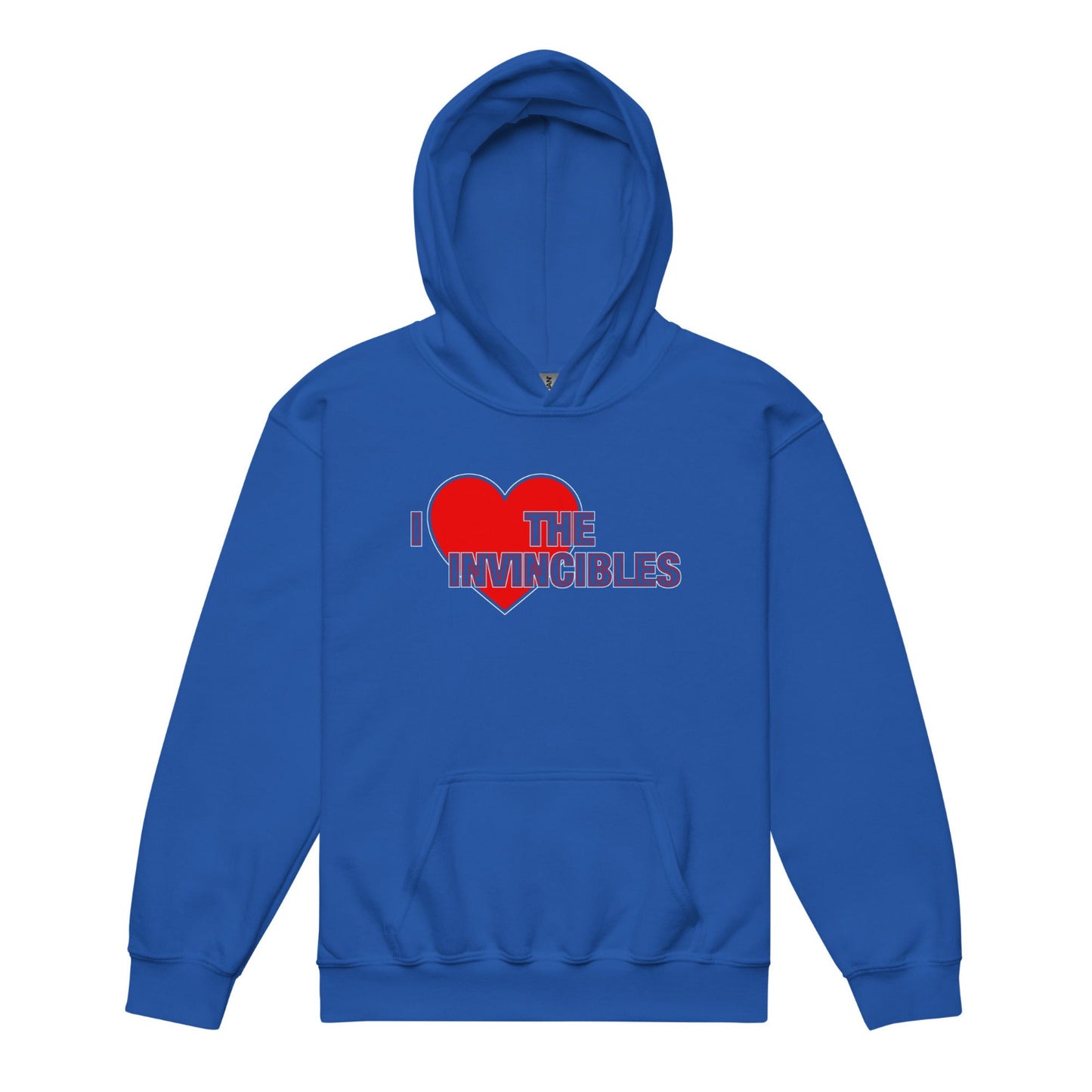 Arsenal Hoodie I Love The Invincibles Hoodie Children's Unisex Youth Heavy Cotton Blend Hoodie